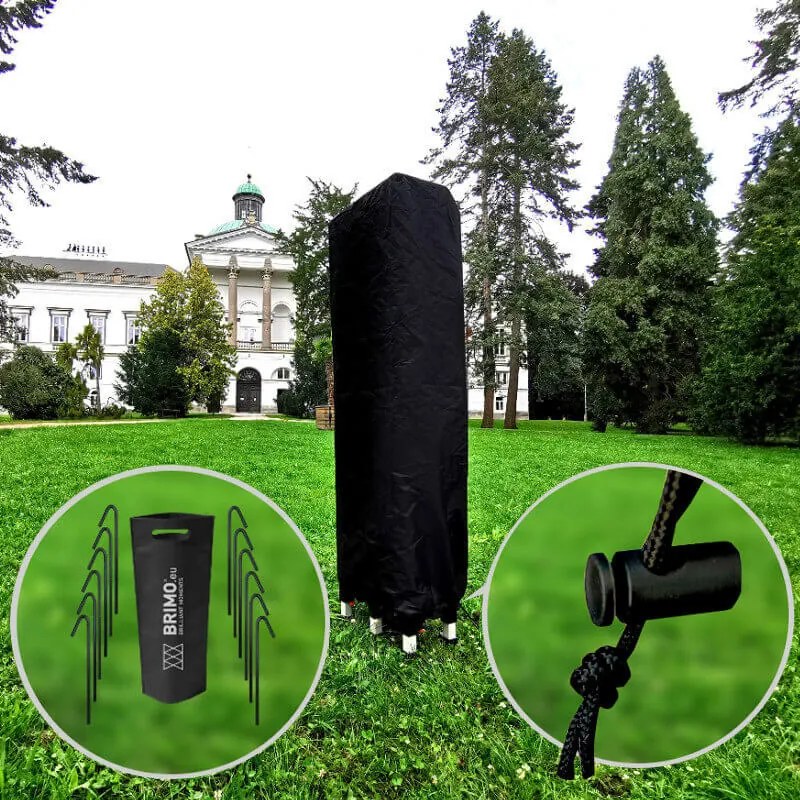 BRIMO Párty stan 3x6 m Nožnicový (3 steny) - Oceľová Konštrukcia a Plachta 330g/m² - s 3 stenami - Oranžová 11