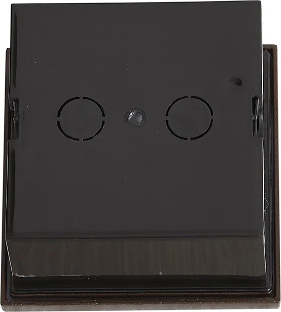 Moderné nástenné svietidlo hrdzavo hnedé štvorcové vrátane LED IP54 - Gem