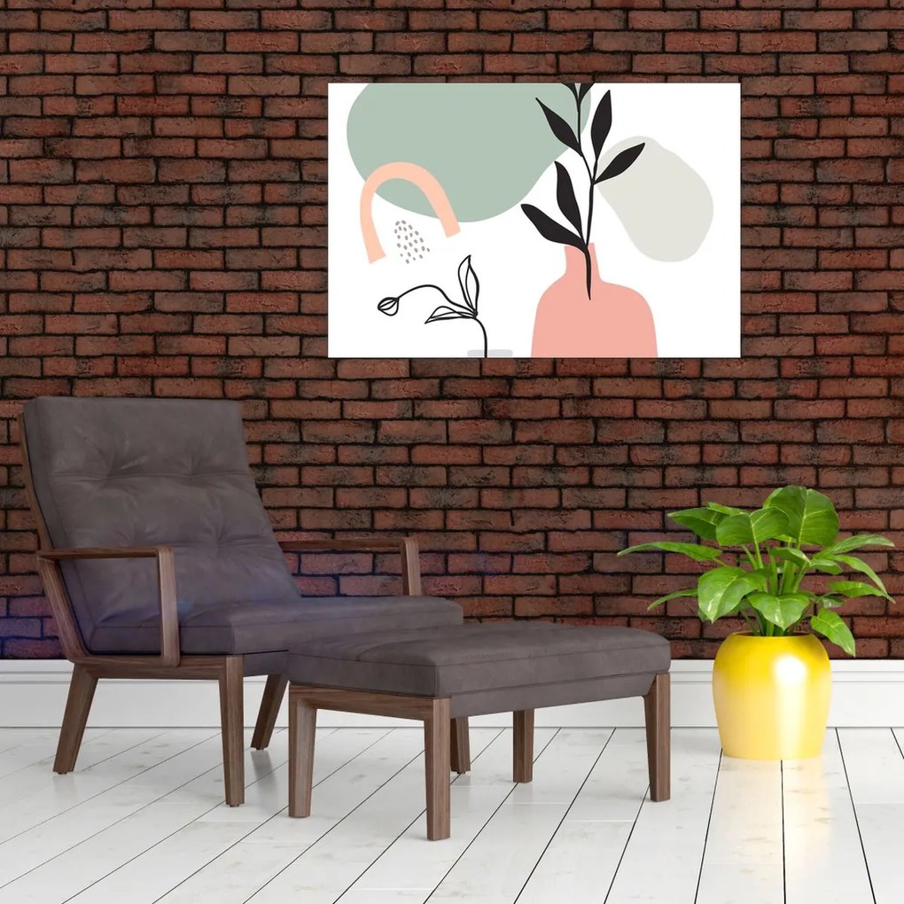 Obraz - Kvety vo váze N⁰3 (90x60 cm)
