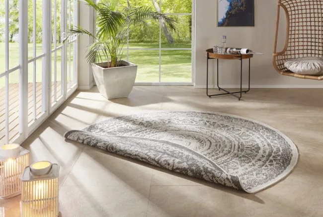 Obojstranný koberec Hanse Home Nora Rosica ochre kruh