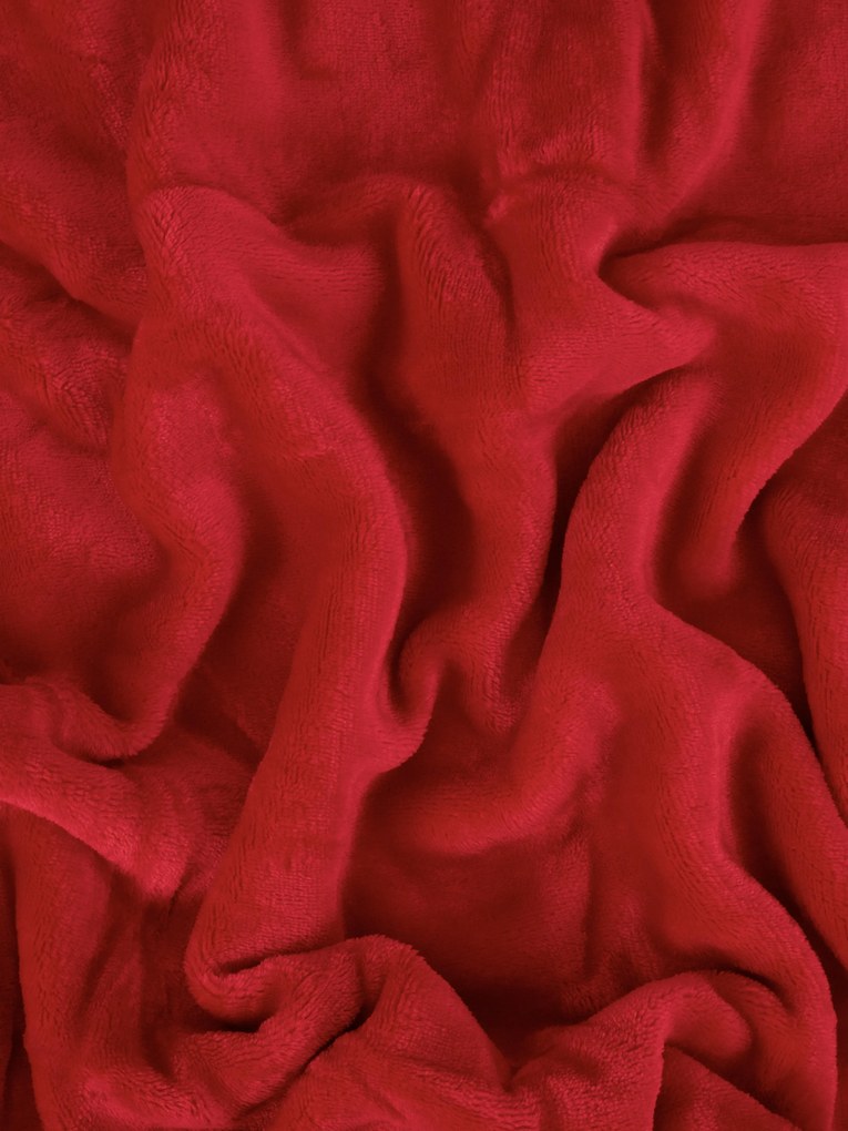 Obliečka na vankúš mikroplyš Exclusive 50 × 70 cm - Laura tmavo červená