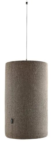 Akustický panel POLY, valec, Ø280x500 mm, stropný, hnedá