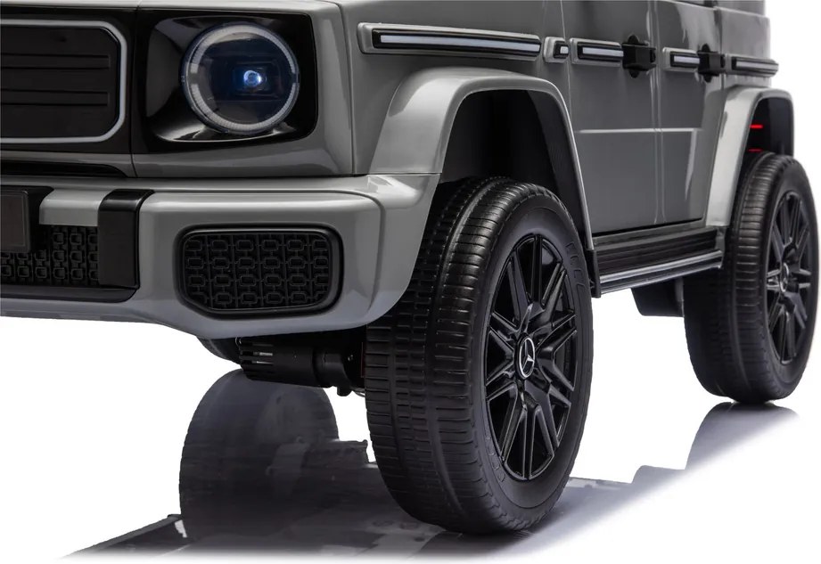 LEAN CARS Akumulátorové vozidlo Mercedes G 4x4 24 V 2580, šedé