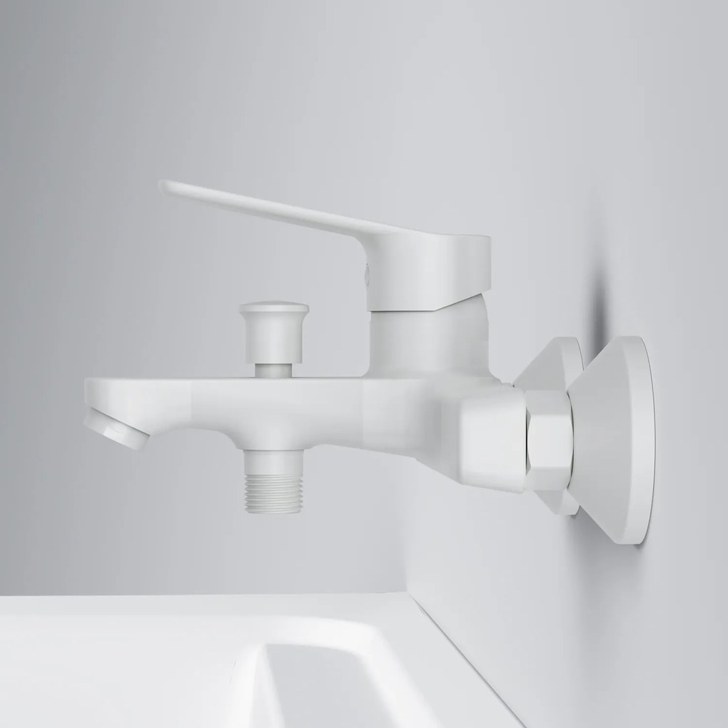 Vaňová a sprchová batéria AM.PM Hit FTA10033 jednopáková, biela