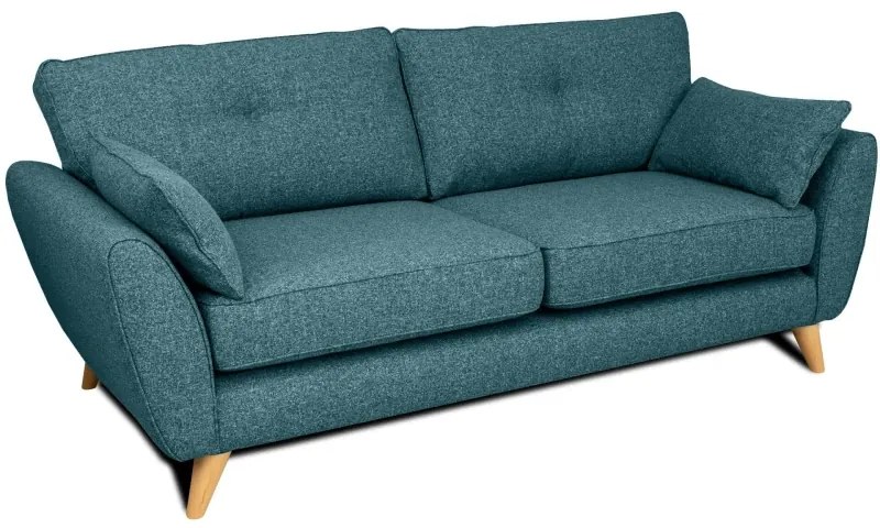 Pohovka ISLA II 3P, smaragdová (sitges - TEAL)