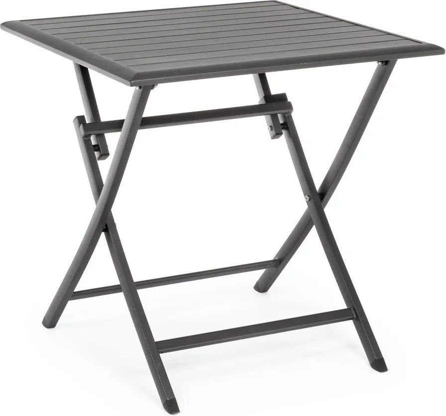 Hliníkový záhradný stolík 70x70 cm Elin – Bizzotto