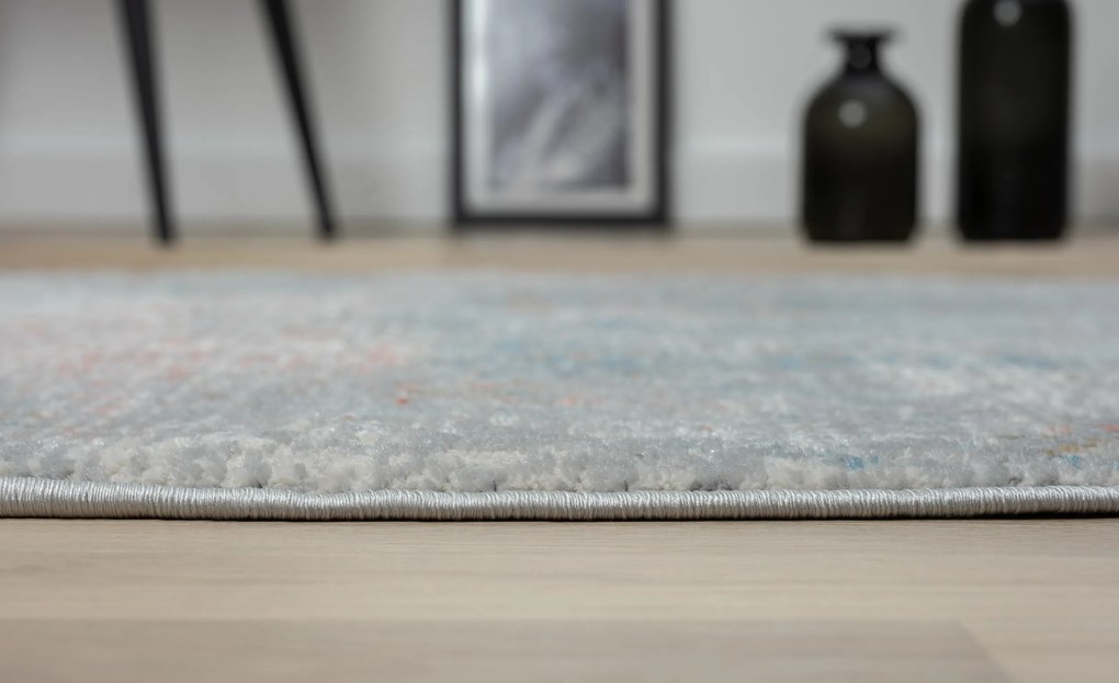 Kusový koberec My Roots CA60086 Hellgrau kruh, 120x120 (priemer) kruh, šedá, chodba / predsieň, My Flair