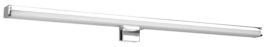 LED nástenné svietidlo v lesklej striebornej farbe (dĺžka 60 cm) Lino - Trio