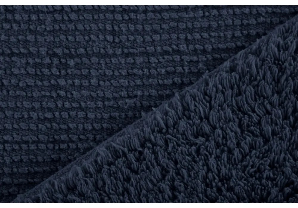 Tmavomodrá kúpeľňová predložka 50x45 cm Riva - Tiseco Home Studio