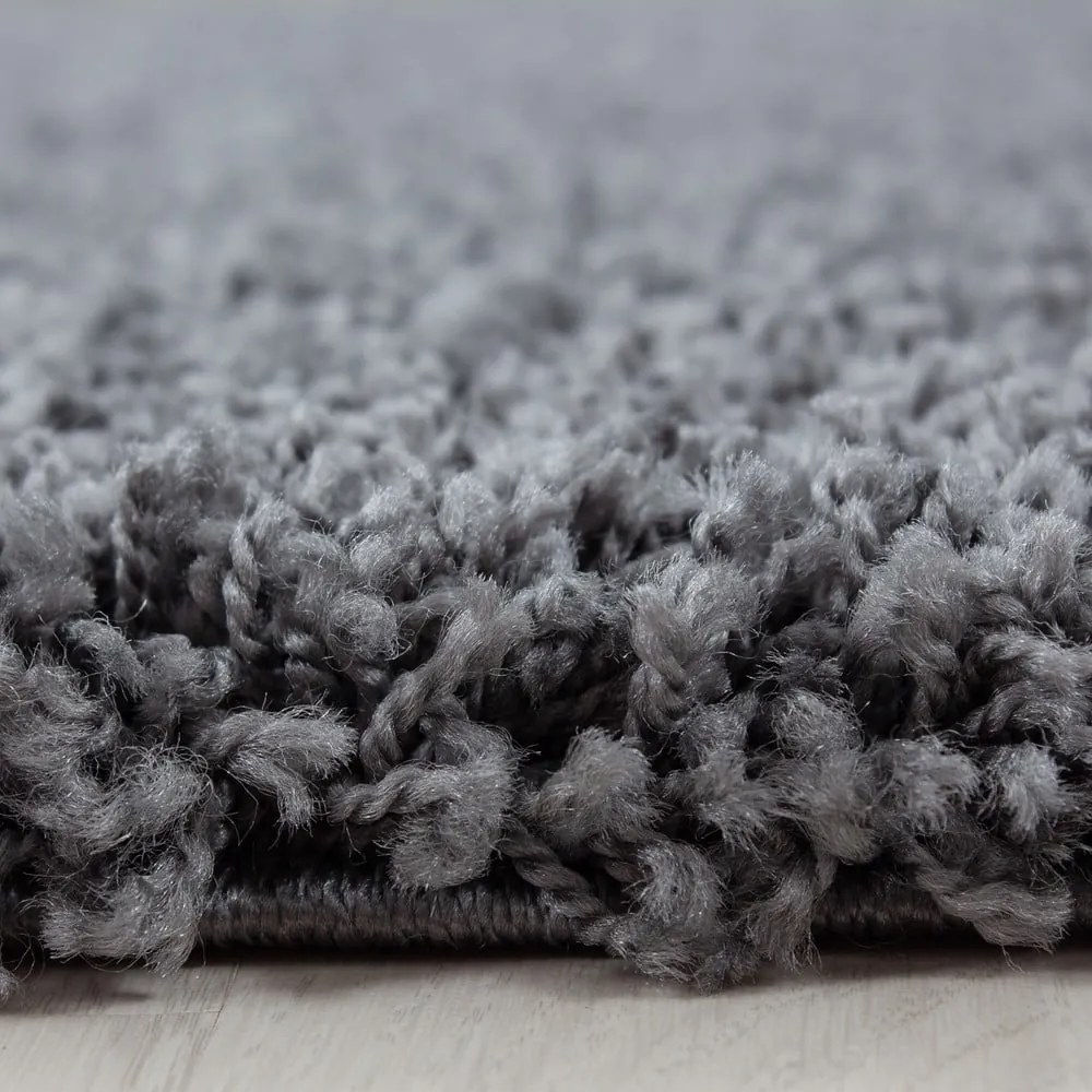 Tmavosivý okrúhly koberec ø 120 cm Life – Ayyildiz Carpets
