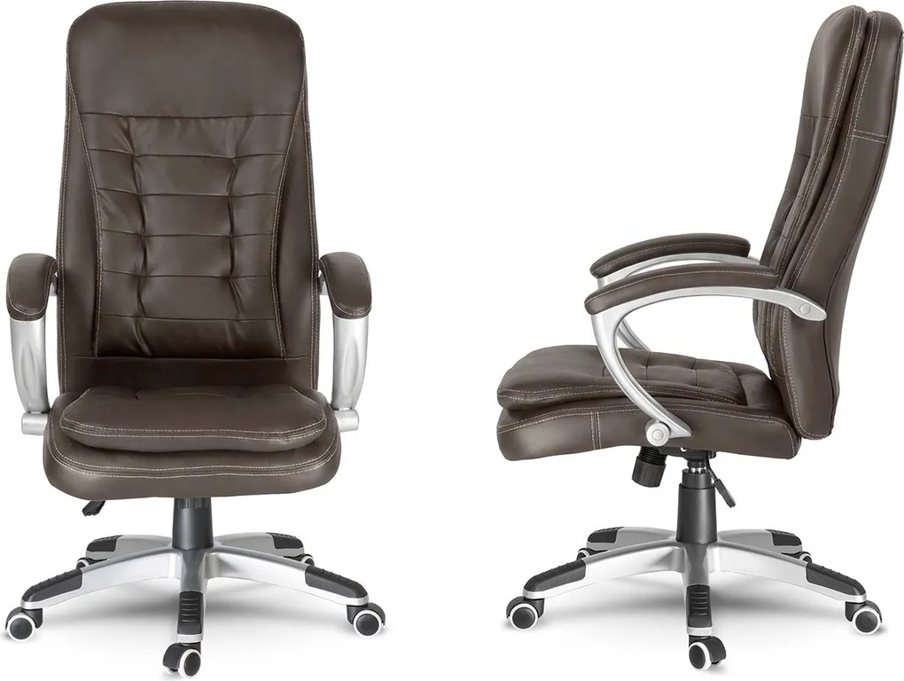 Otočná kancelárska stolička Sofotel 322 - tmavohnedá