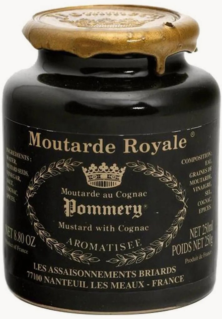 Horčica's koňakom Moutarde Royale Pommery