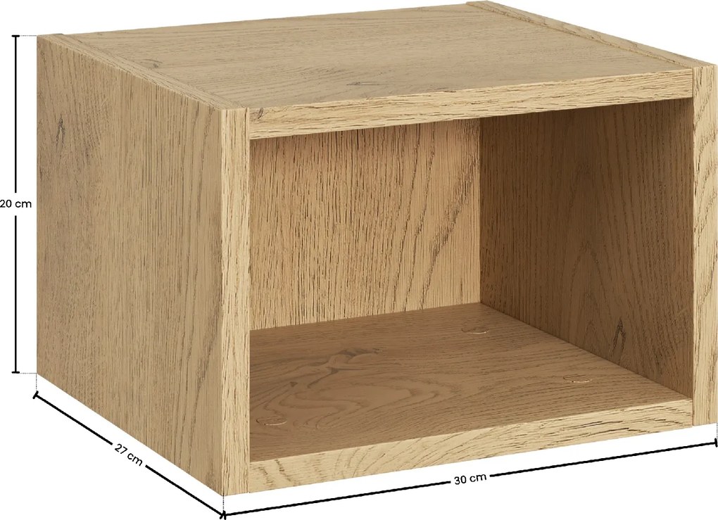 Comad Kúpeľňová skrinka závesná horná Dalia Cashmere 30 dub cremona