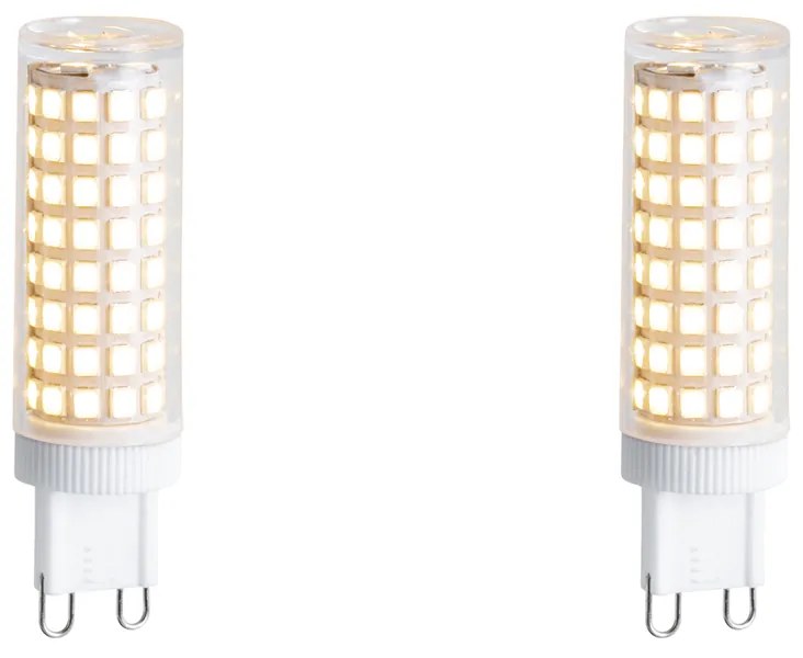 Sada 2 stmievateľných LED žiaroviek G9 5,5 W 500 lm 2700 K