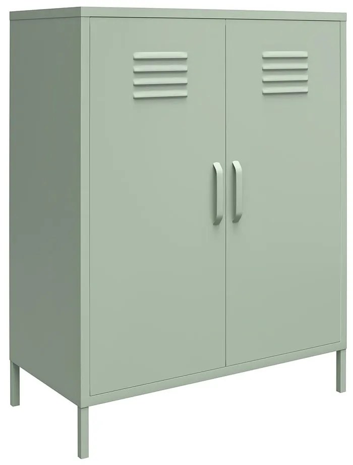 Zelená kovová skrinka 40x102x80 cm Mission District – Støraa