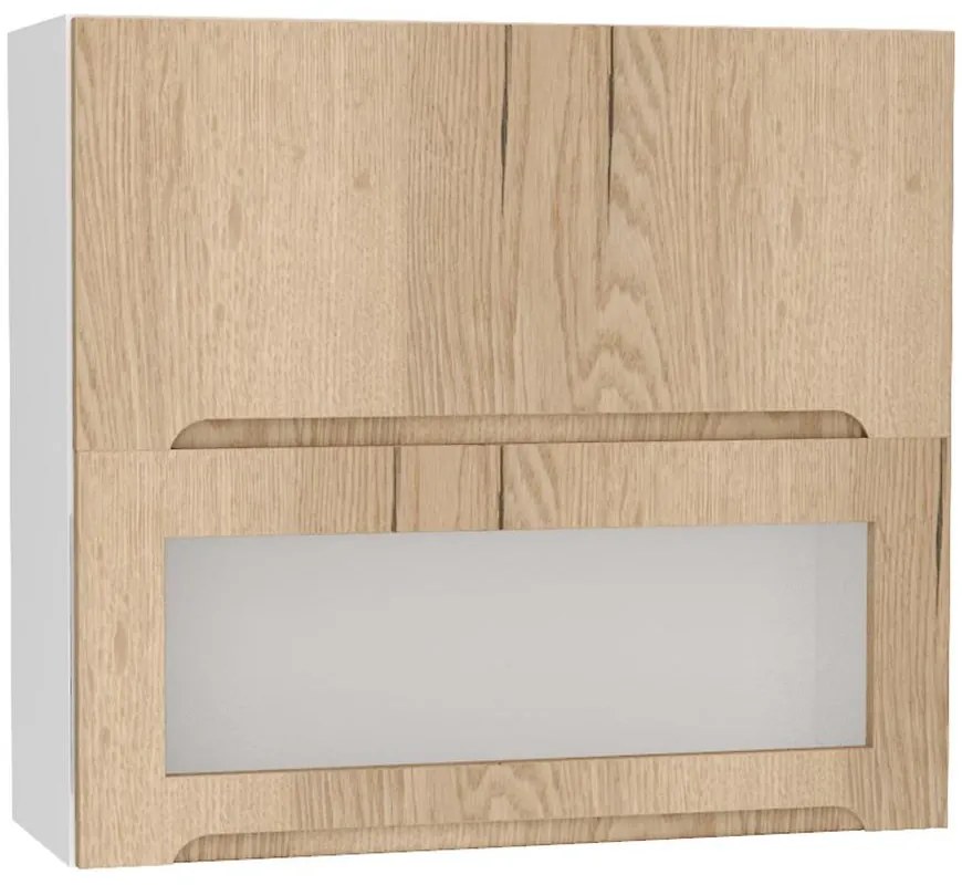 Skrinka do kuchyne Zoya W80grf/2 Sd Dub Halifax/Biely