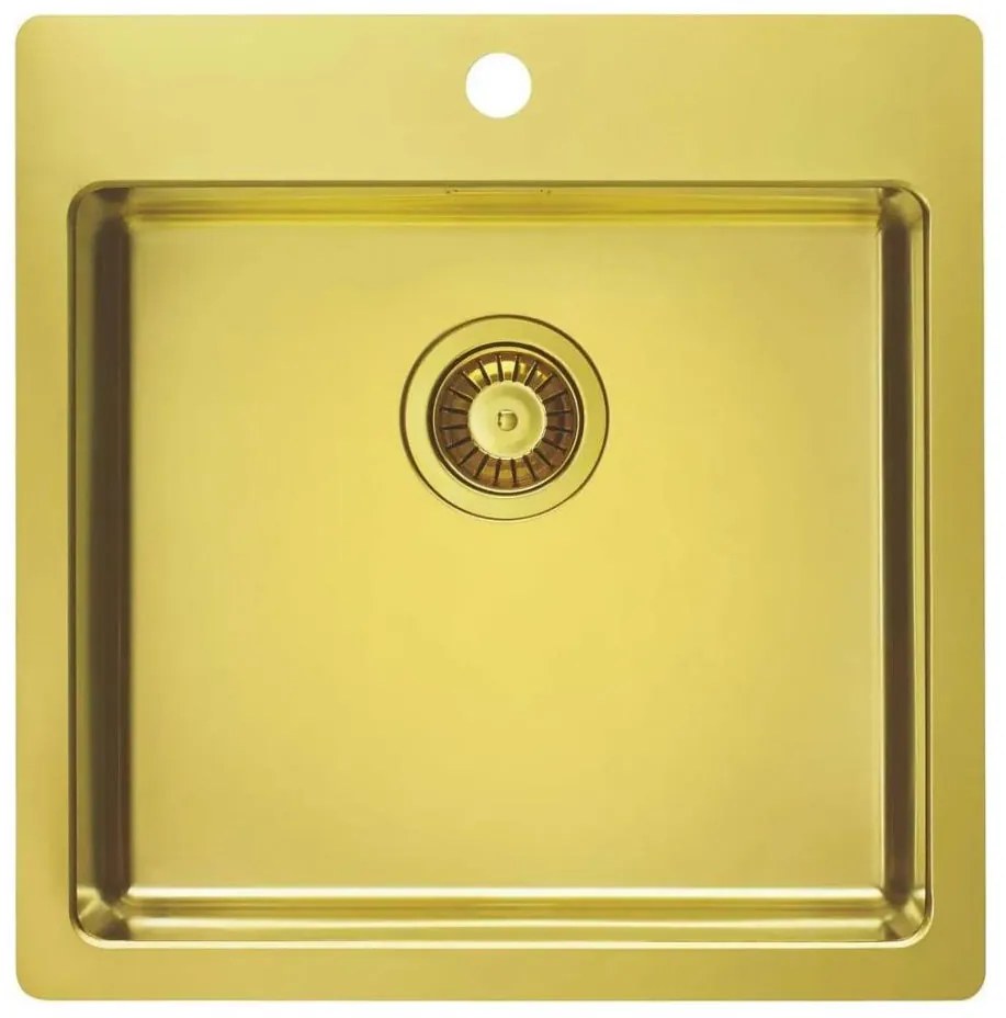 ALVEUS 1106867 - Kuchynský drez PURE 52,5x51,5 cm monarch zlatá