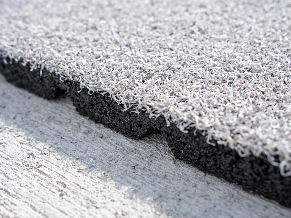 Gumová trávniková dlaždica ASLON 40 x 40 cm, Stone Grey