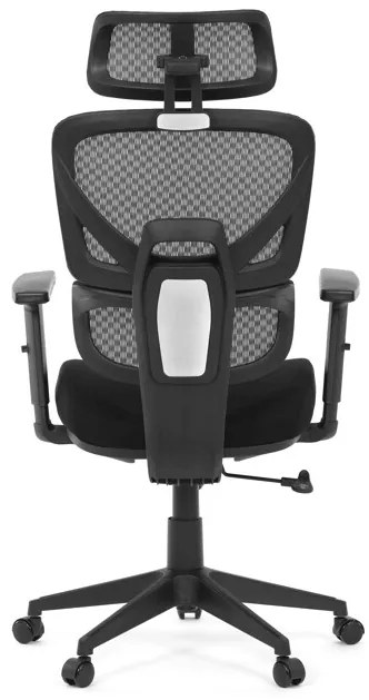 Autronic BONTEC Kancelárska stolička, synchrónny mechanizmus, čierna látka, KA-Q8203 BK Farba: Čierna