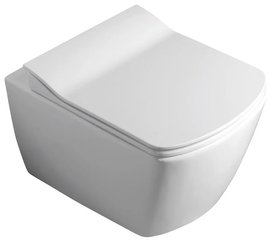 Sapho Sapho, GLANC WC sedátko, SLIM, Soft Close, biela, GC5030