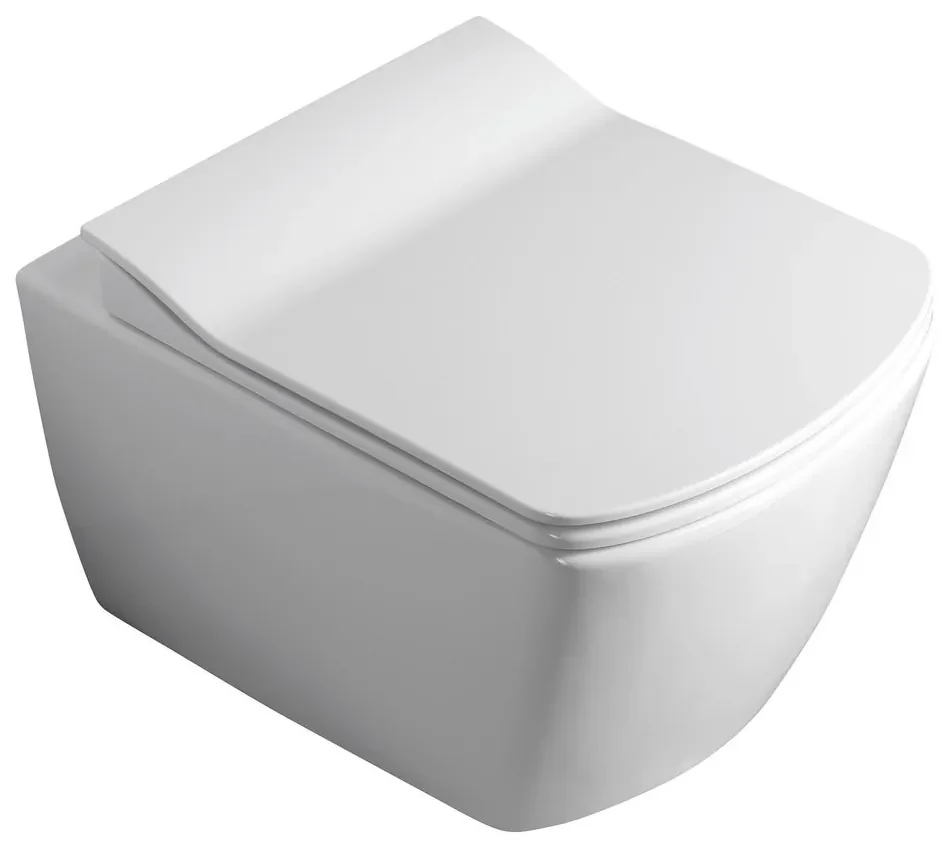 Sapho Sapho, GLANC WC sedátko, SLIM, Soft Close, biela, GC5030