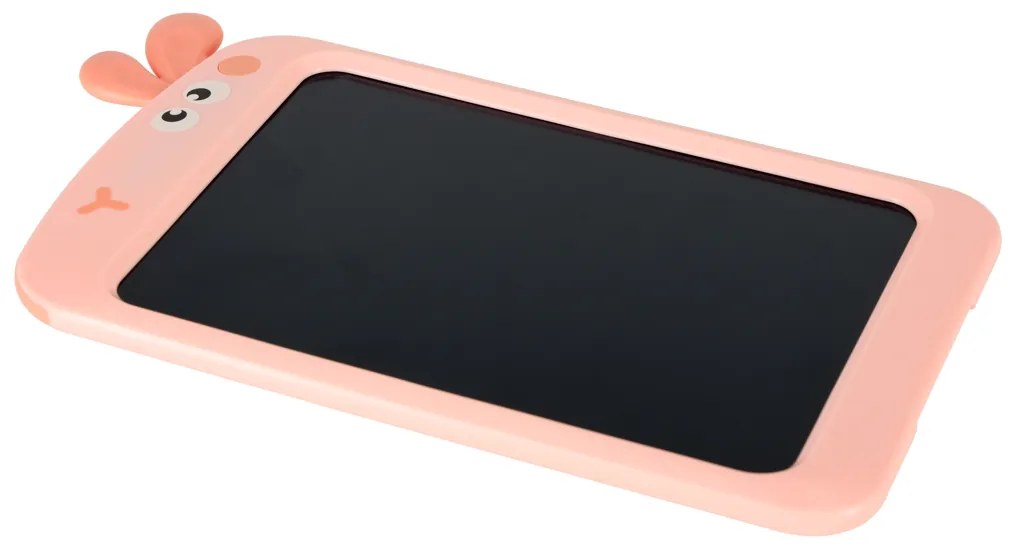 KIK Grafický LCD kresliaci tablet 8,5" so stylusom, ružový zajačik