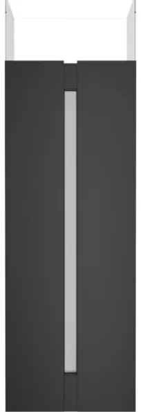 Kratki ROMEO/CZARNY/TUV - BIO krb ROMEO 113,6x35,9 cm 2kW čierna