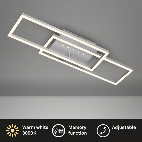 Brilo - LED stmievateľné stropné svietidlo LED/30W/230V 3000K matný chróm