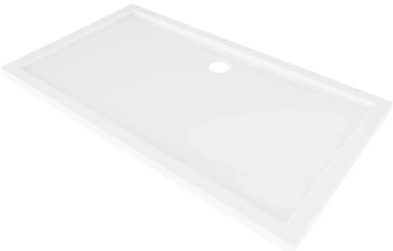Mexen, Mexen Flow obdĺžniková sprchová vanička slim 70 x 160 cm, biely lesk - 46R107016