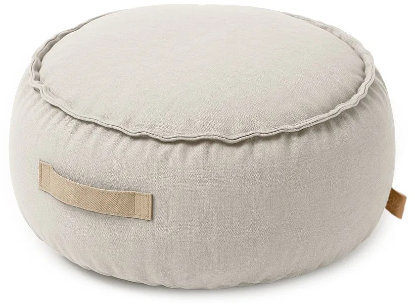 Okrúhly sedací vak Outzy, oat-blush-beige