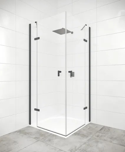 Hüppe Strike New sprchový kút štvorec 90x90 cm SIKOKHBD9090C