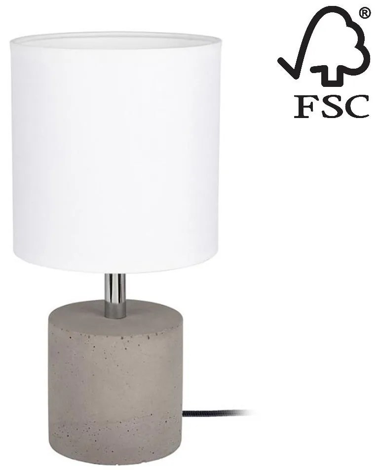 Spot-Light 6091936 - Stolná lampa STRONG ROUND 1xE27/25W/230V betón