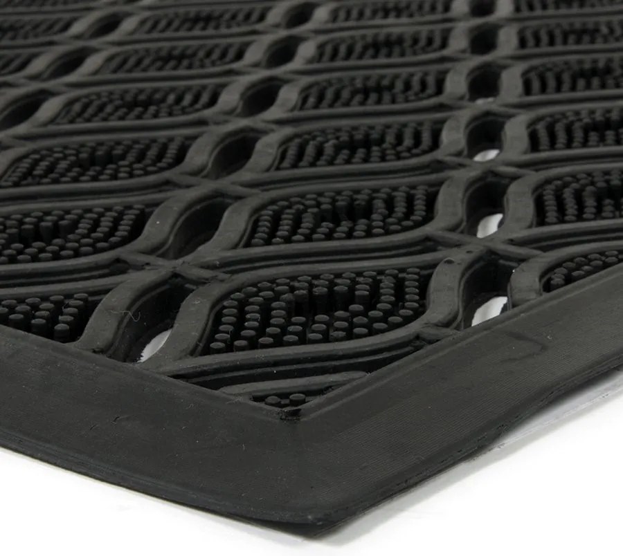 Vonkajší čistiaci rohožka guma 301 – na von aj na doma, 55x90, šedá, B-line