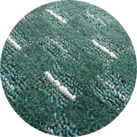 Vopi koberce Kusový koberec Valencia zelená kulatý - 200x200 (průměr) kruh cm