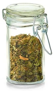 Zeller Present Korenica, sada 4ks sklenených koreničiek s hermetickým klipom HERMES