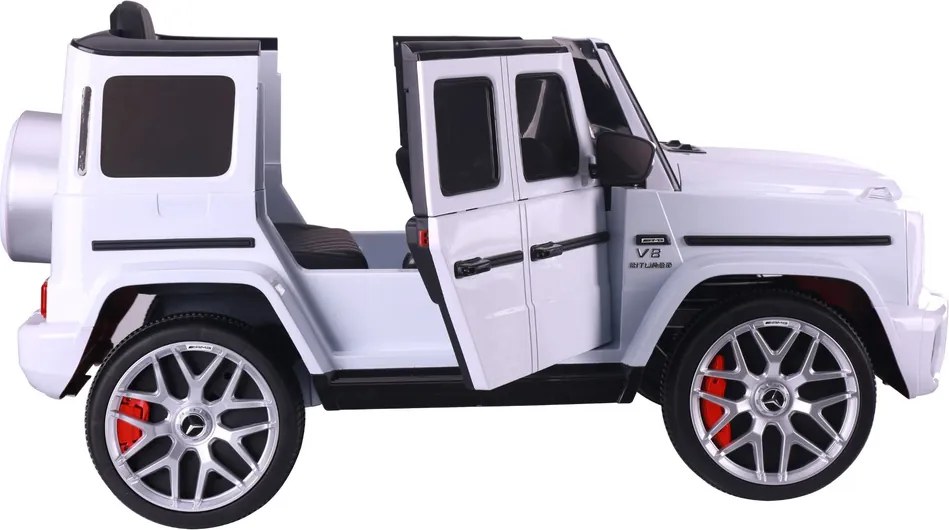 LEAN CARS Elektrické autíčko Mercedes G63 S306-1 biele