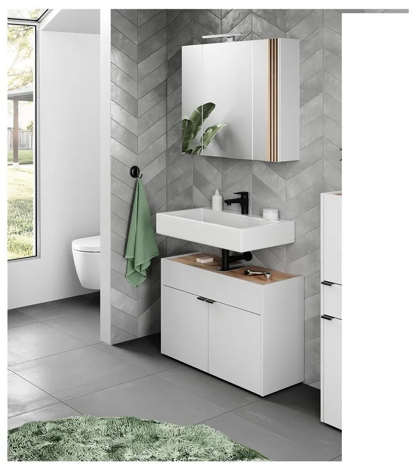 Biela kúpeľňová zostava Forano – Germania