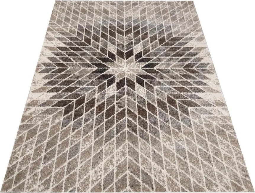 DY Moderný koberec Panamero 10 – béžový Rozmer: 160x220 cm