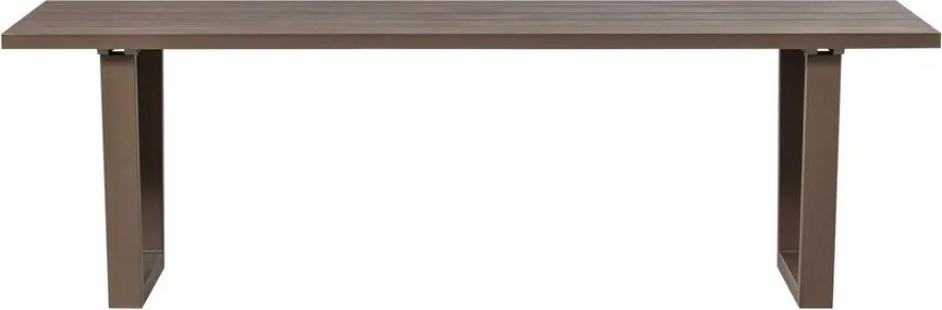 Kovový záhradný jedálenský stôl 87x240 cm Bear – WOOOD