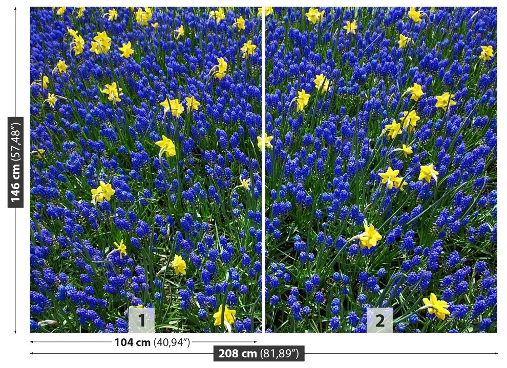 Fototapeta Vliesová Vlčí kvety 104x70 cm