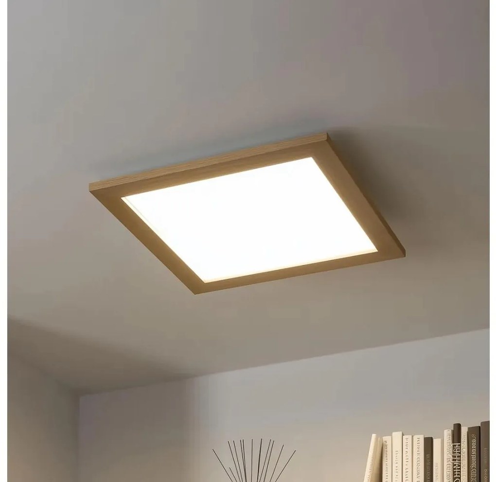 Brilagi - LED Stmievateľné svietidlo SLIMFRAME WOOD LED/36W/230V 49,5x49,5 cm + DO
