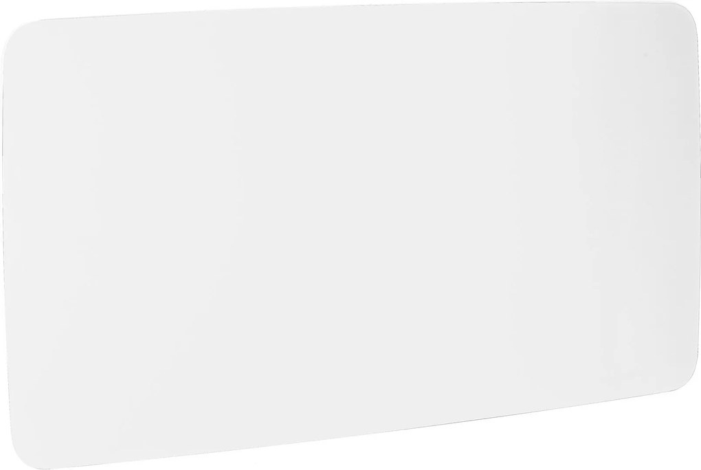 Sklenená magnetická tabuľa Stella so zaoblenými rohmi, 2000x1000 mm, biela