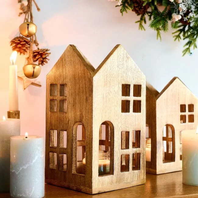 Vianočná dekorácia MANGOS domček 712166