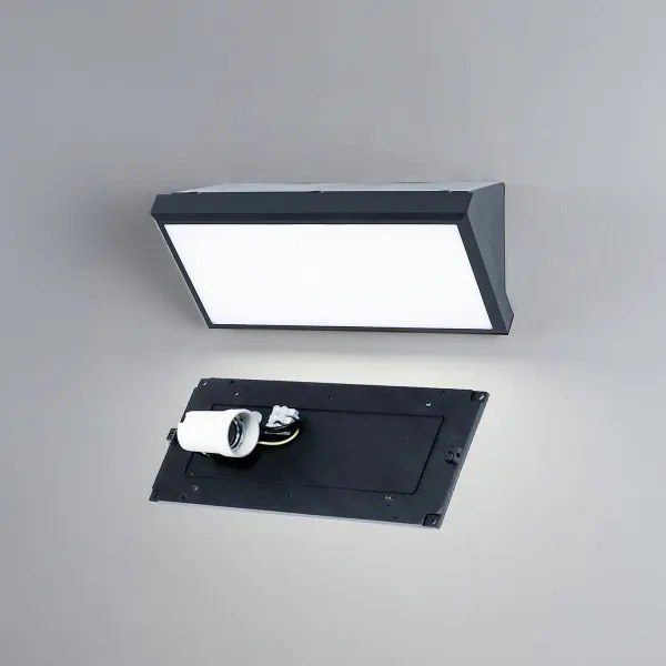 Brilagi-LED Nástenné svietidlo TRIANGLE 1xE27/6W/230V 2700-6500K IP65 antracit