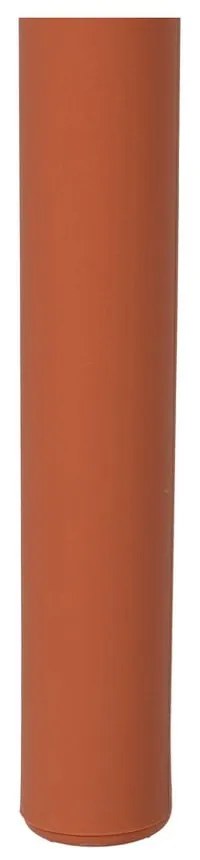 V terakotovej farbe plastová jedálenská stolička Alia – Ixia