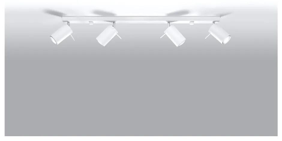 Biele stropné svietidlo Nice Lamps Etna 4L