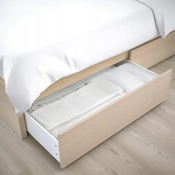 IKEA MALM Rám postele s 2 úložnými priestormi 120 x 200 cm jednolôžkové