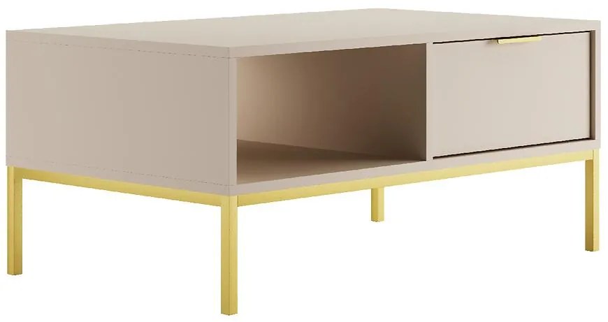 Konferenčný stolík 100 Austin Kašmír/Zlatý