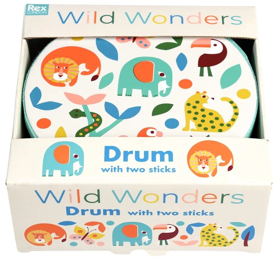 Hudobná hračka Drum Wild Wonders – Rex London