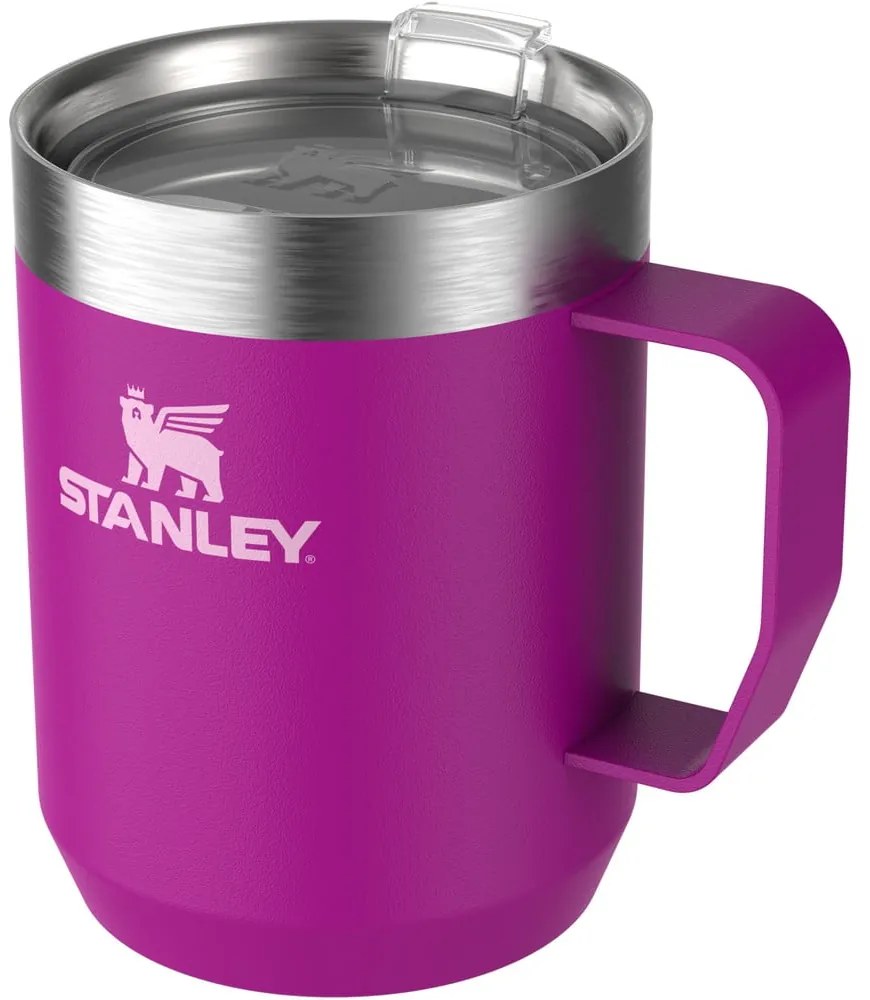 Ružový termo hrnček z nehrdzavejúcej ocele 230 ml Stay-Hot Camp Mug Violet Blossom – Stanley